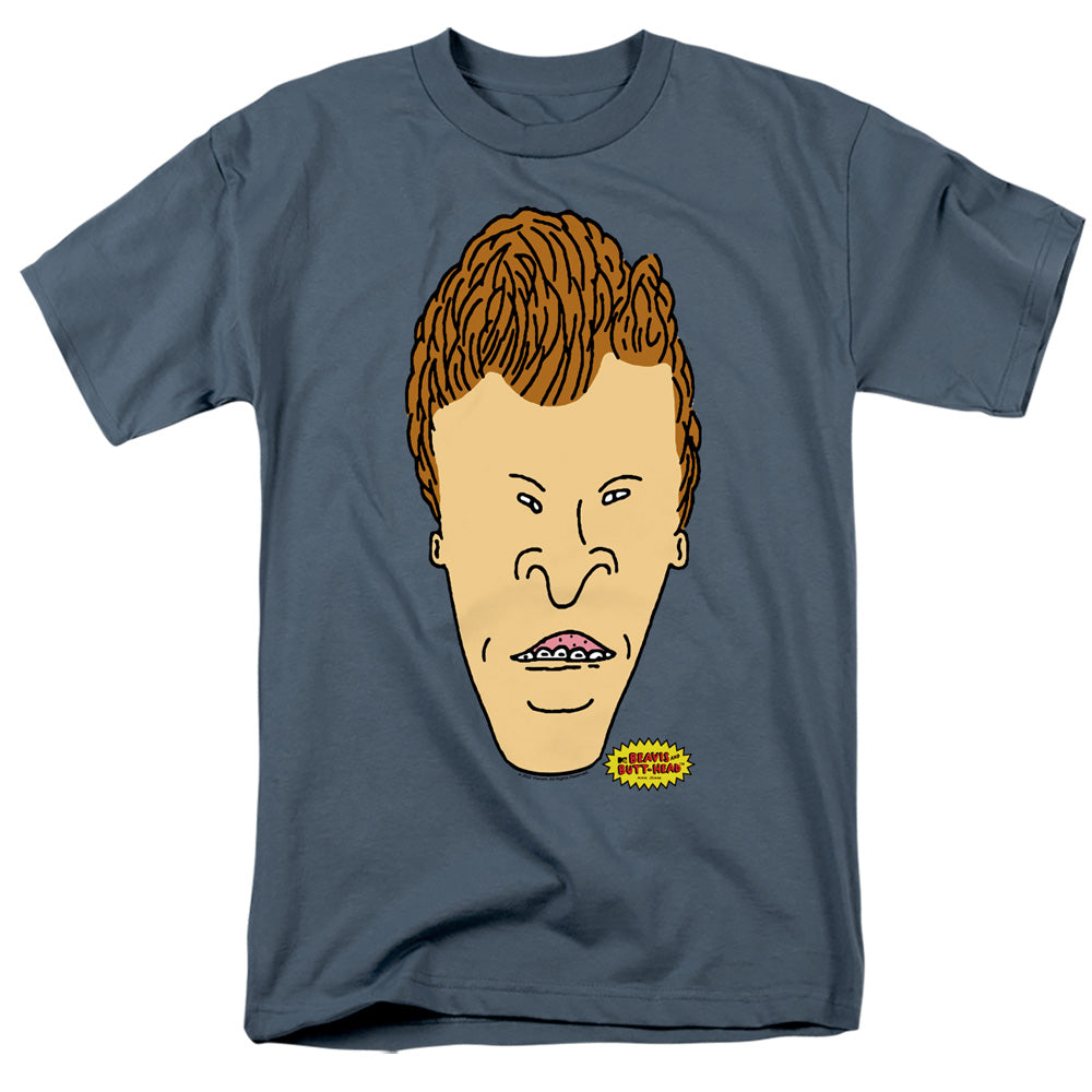 Beavis And Butthead Butthead Headsot Mens T Shirt Slate