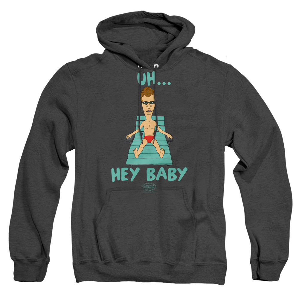 Beavis And Butthead Uh Hey Baby Heather Mens Hoodie Black