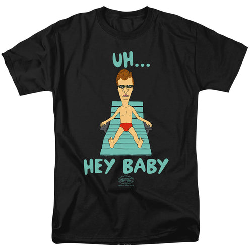 Beavis And Butthead Uh Hey Baby Mens T Shirt Black
