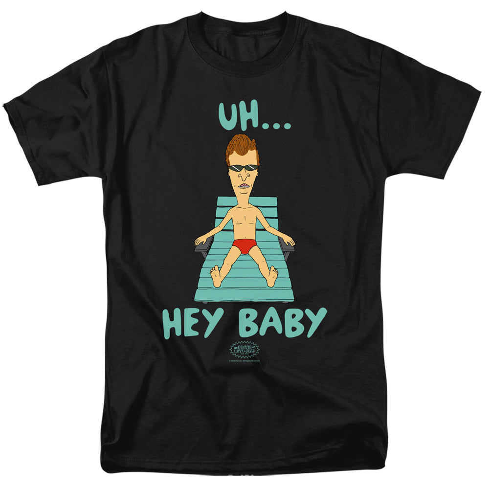 Beavis And Butthead Uh Hey Baby Mens T Shirt Black
