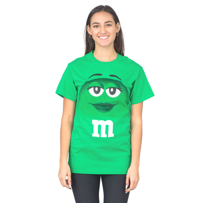 M&M's Candy Silly Character Face Adult T Shirt