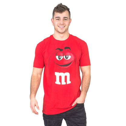 M&M's Candy Silly Character Face Adult T Shirt