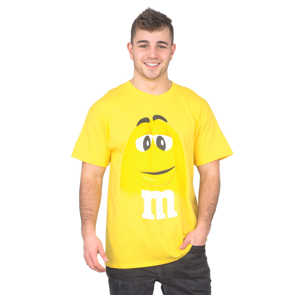 M&M's Candy Silly Character Face Adult T Shirt
