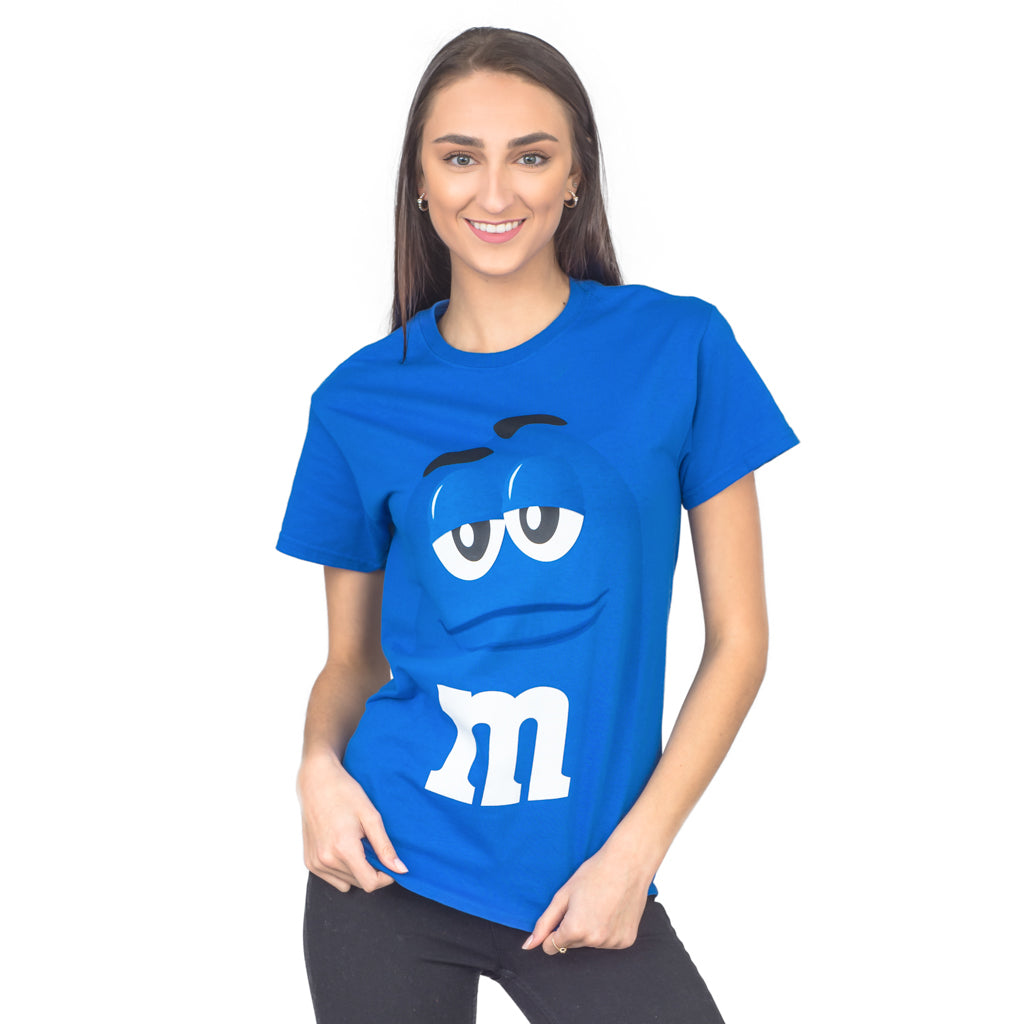 M&M's Candy Silly Character Face Adult T Shirt