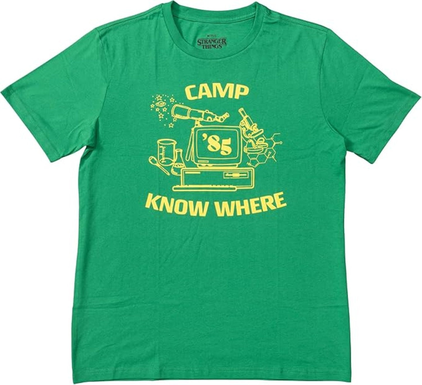 Stranger Things Dustin Camp Know Where Adult Unisex Halloween Cosplay Costume Set