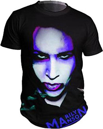 Marilyn Manson Marilyn Manson Oversaturated Men'S T-Shirt, Black, X-Large Mens T Shirt
