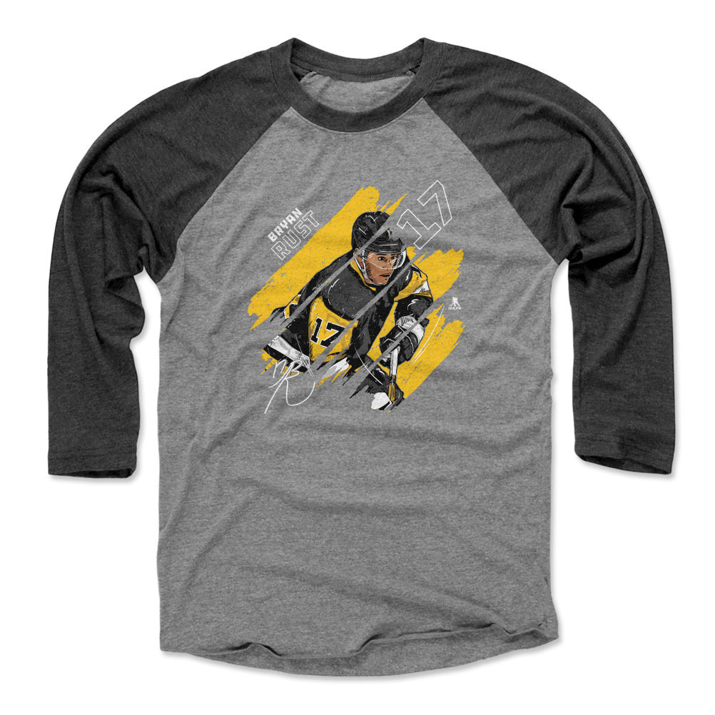 Bryan Rust Pittsburgh Stripes WHT