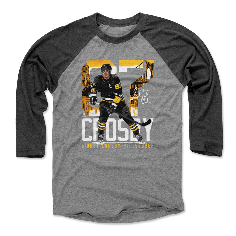 Sidney Crosby Pittsburgh Landmark WHT