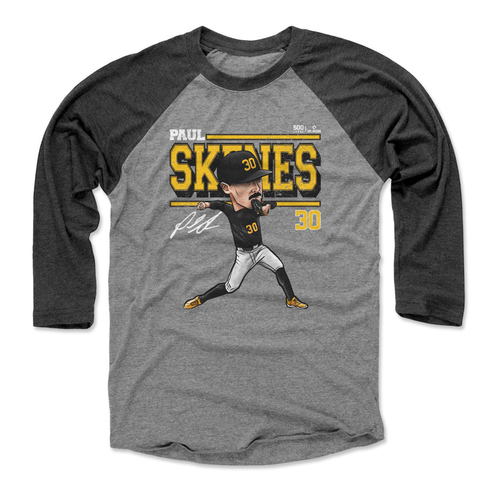 Paul Skenes Pittsburgh Cartoon WHT