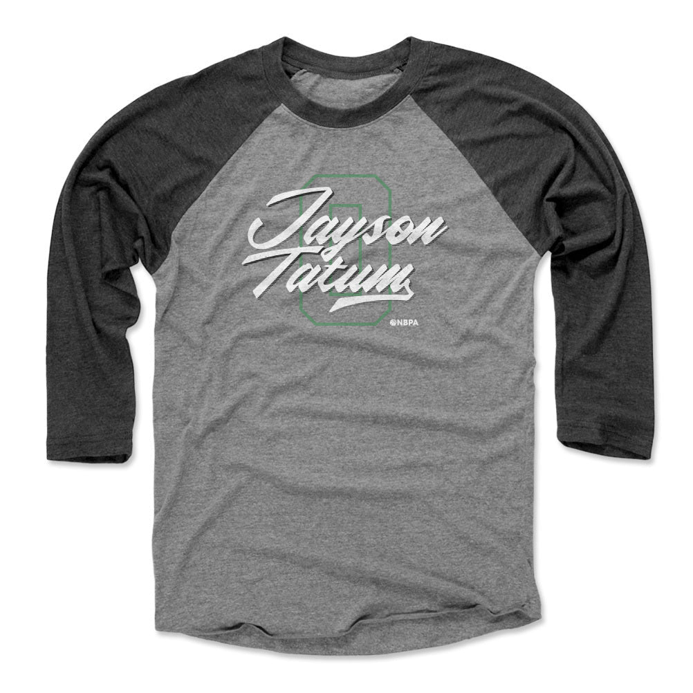 Jayson Tatum Boston Number Script WHT