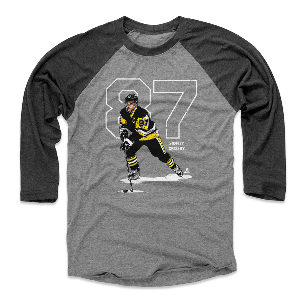 Sidney Crosby Outline W WHT