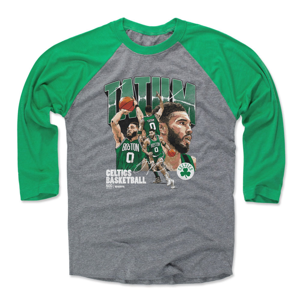 Jayson Tatum Boston Celtics Collage WHT