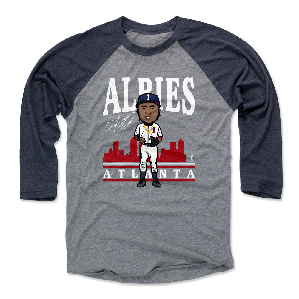 Ozzie Albies Toon R WHT