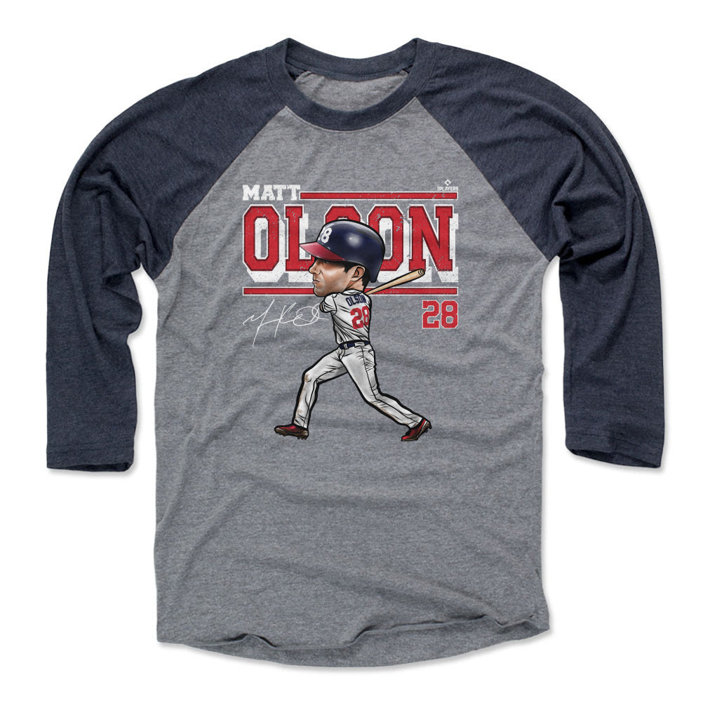 Matt Olson Atlanta Cartoon WHT