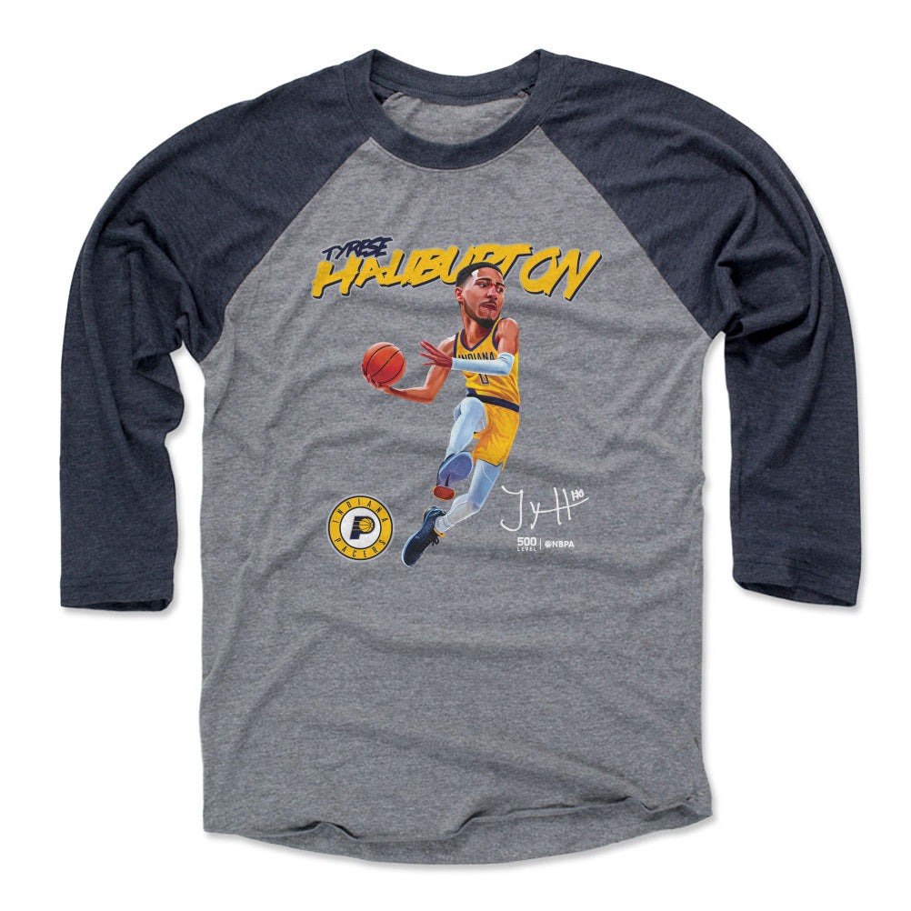 Tyrese Haliburton Indiana Pacers Caricature WHT
