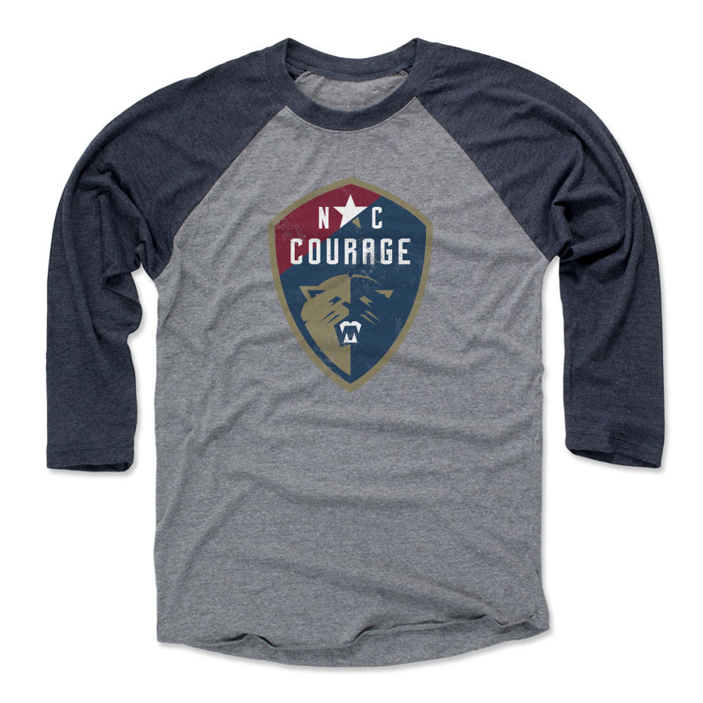 North Carolina Courage Vintage Primary Logo WHT