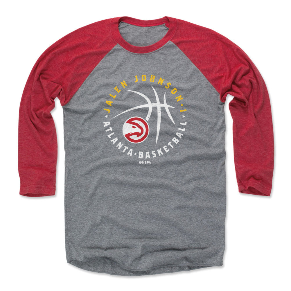 Jalen Johnson Atlanta Hawks Player Ball WHT