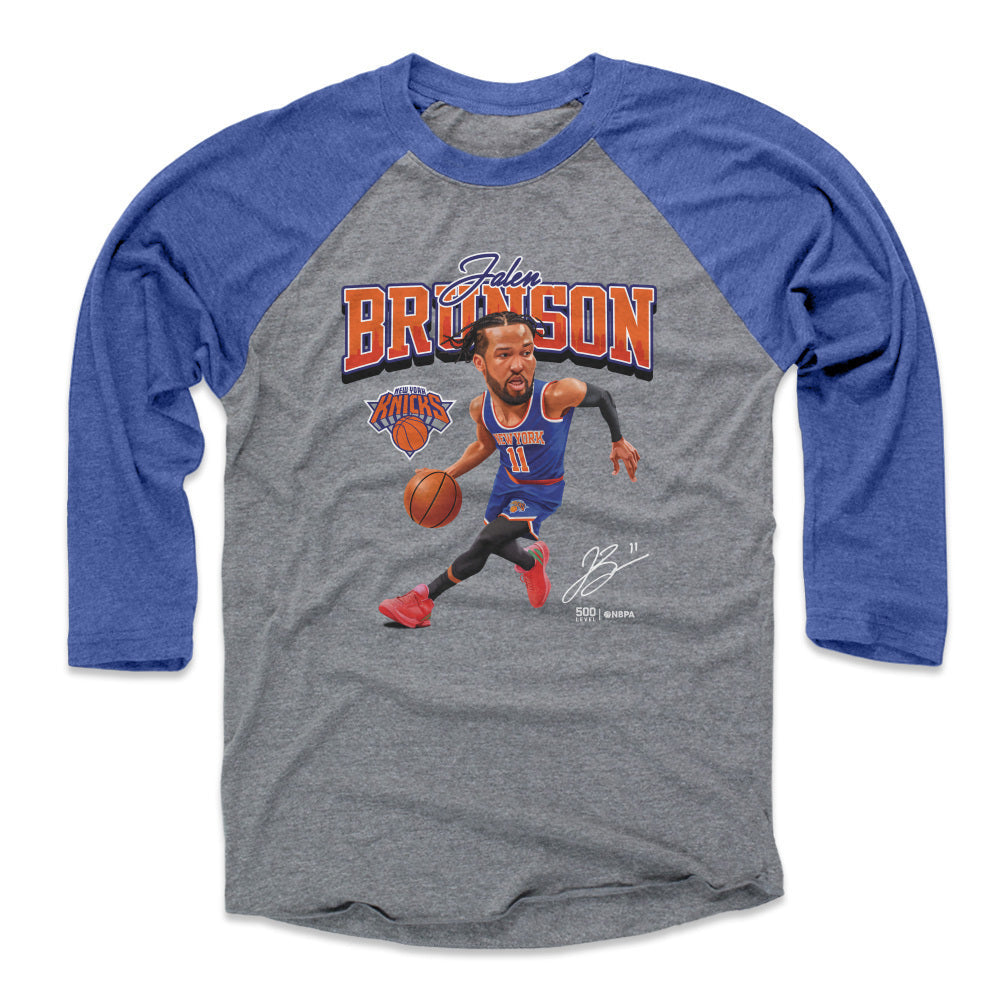 Jalen Brunson New York Knicks Caricature WHT