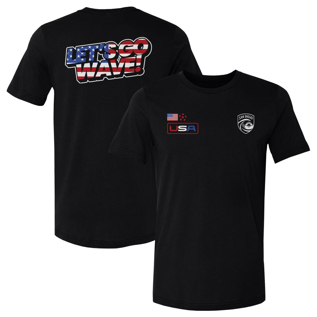 San Diego Wave FC 2026 USA Let's Go Wave F&B WHT