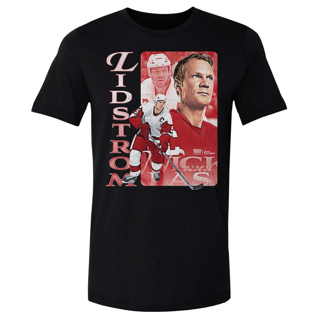 Nicklas Lidstrom Detroit Vintage WHT