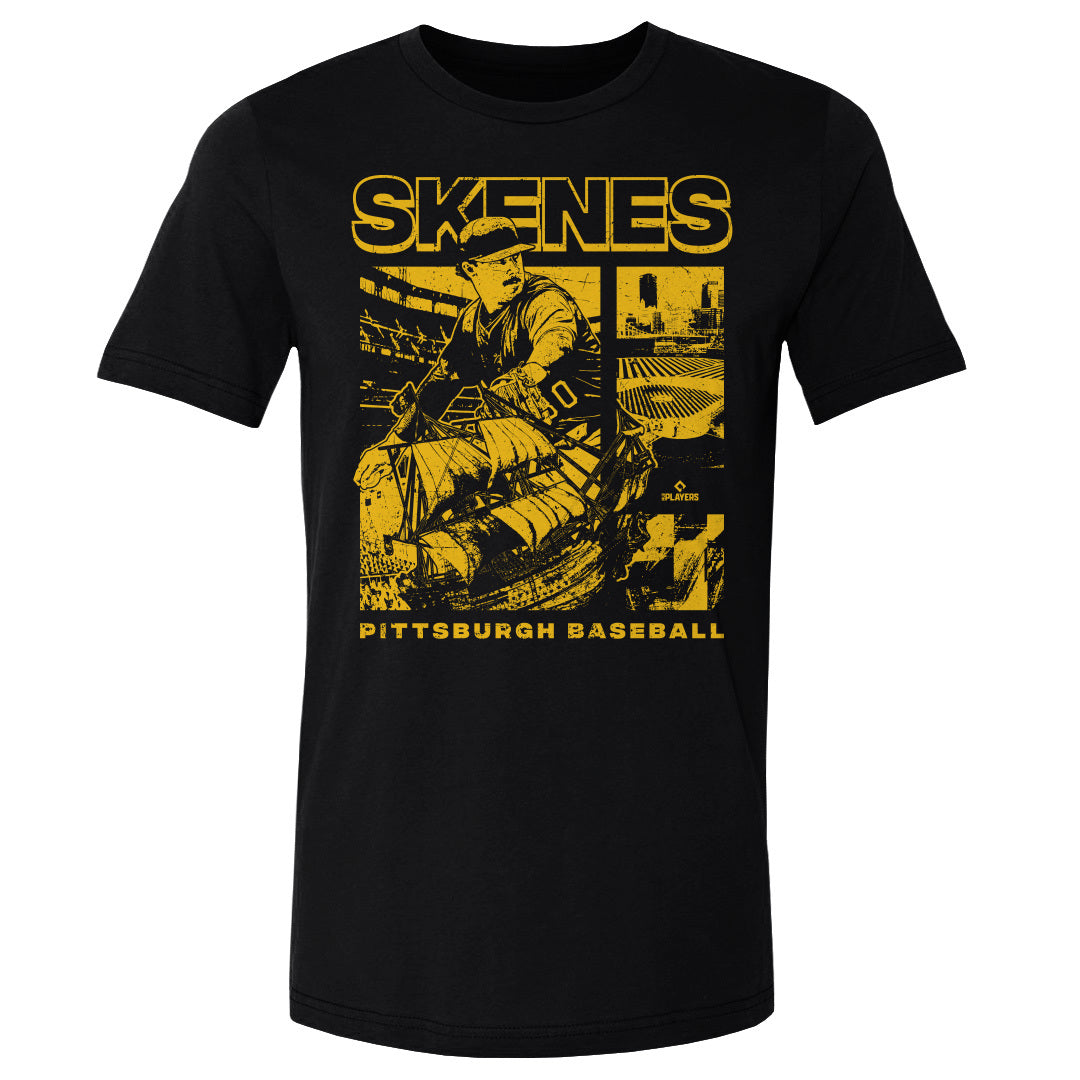 Paul Skenes Pittsburgh Mono WHT