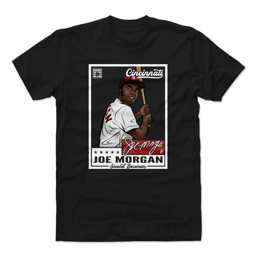 Joe Morgan Throwback Card WHT Mens T Shirt 500 Level Officially Licensed Fan Gear