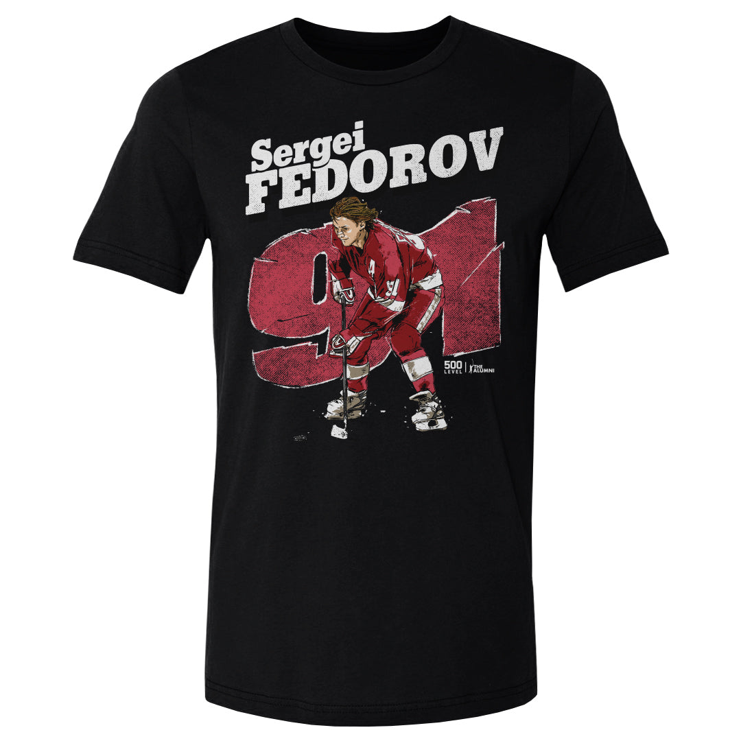 Sergei Fedorov Detroit Retro WHT