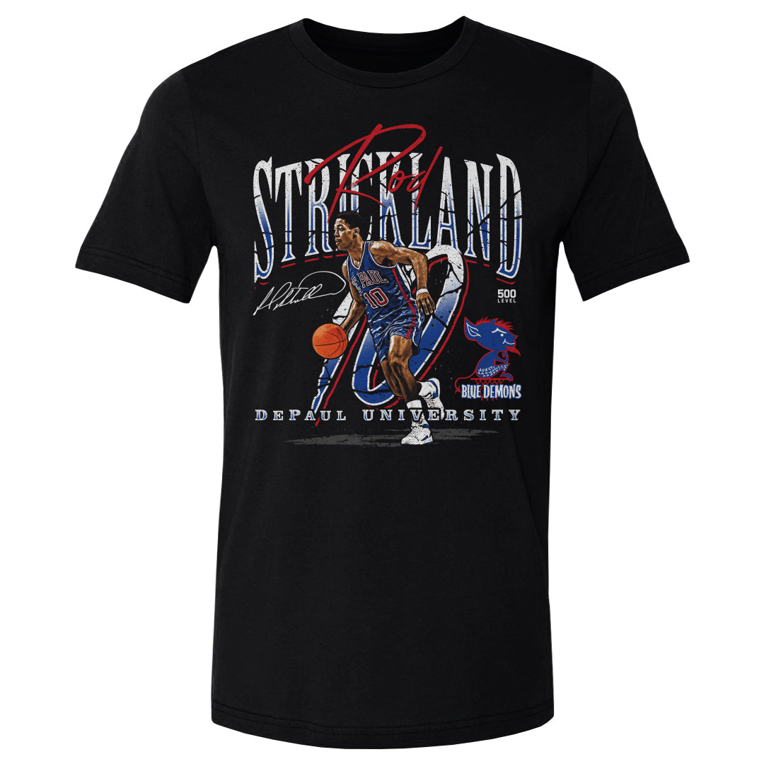 Rod Strickland DePaul Blue Demons Throwback WHT