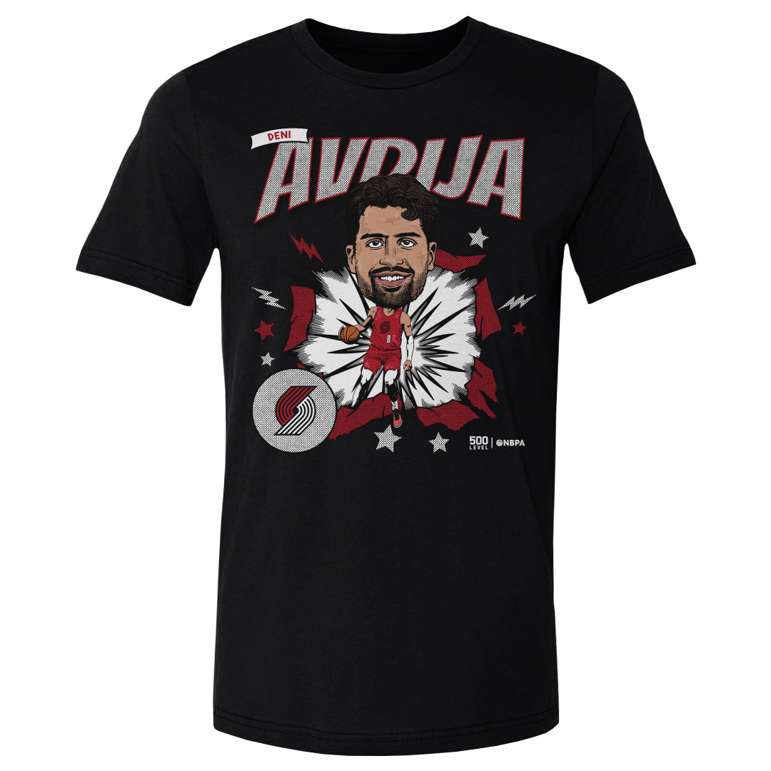 Deni Avdija Portland Trail Blazers Caricature WHT