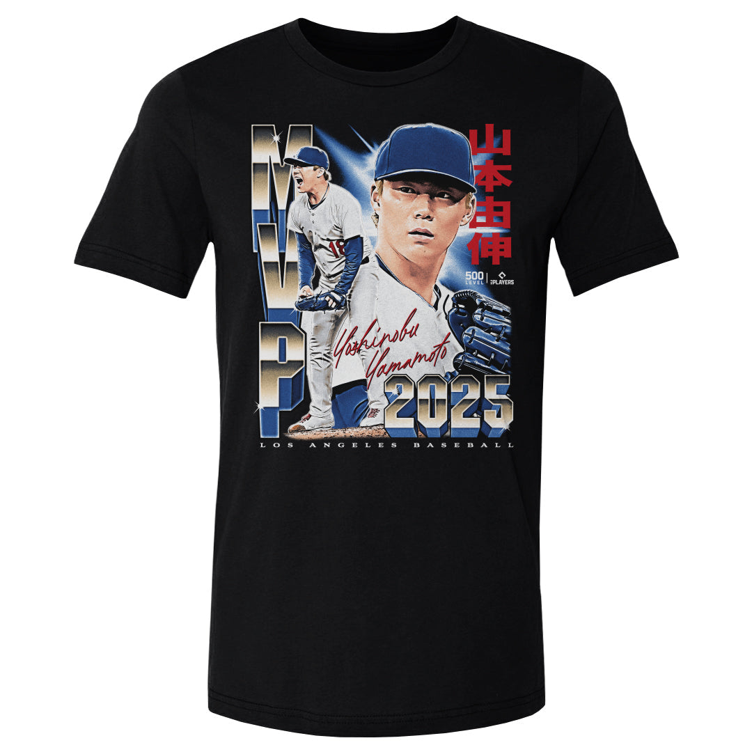 Yoshinobu Yamamoto Los Angeles D 2025 Champs MVP WHT
