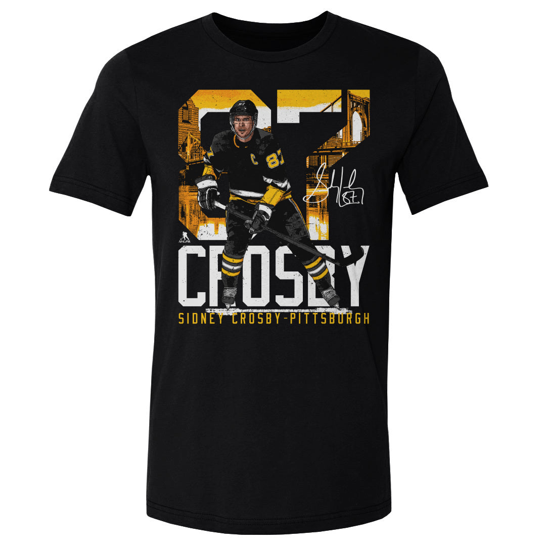 Sidney Crosby Pittsburgh Landmark WHT