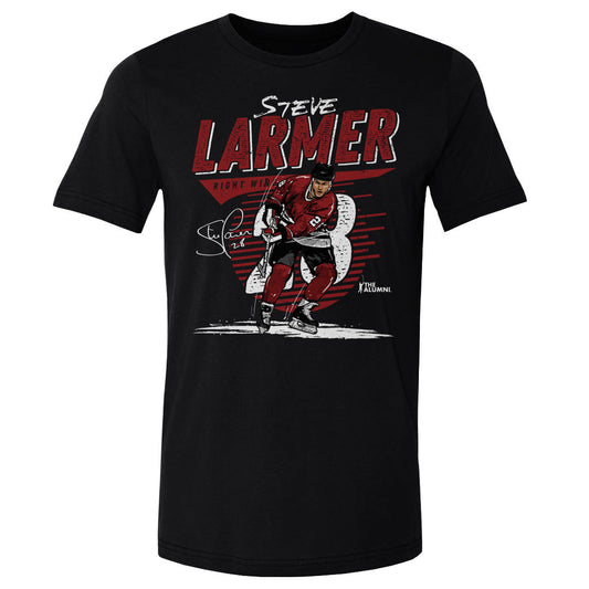 Steve Larmer Chicago Comet WHT Mens T Shirt 500 Level Officially Licensed Fan Gear