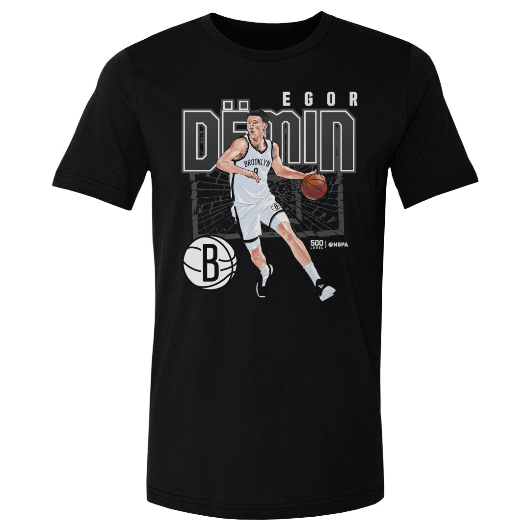 Egor Demin Brooklyn Nets Shattered WHT
