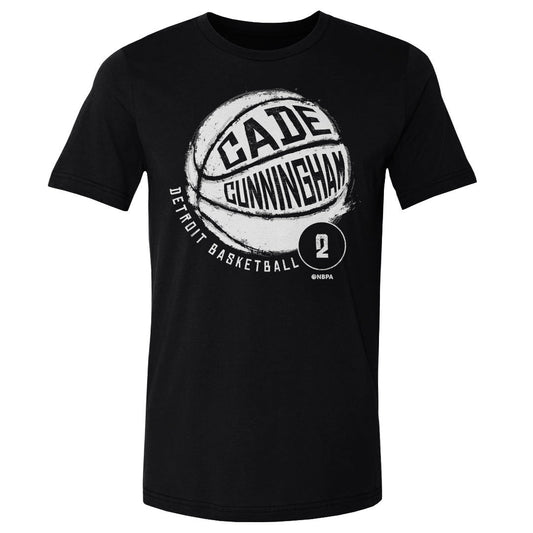 Cade Cunningham Detroit Basketball WHT Mens T Shirt 500 Level Officially Licensed Fan Gear