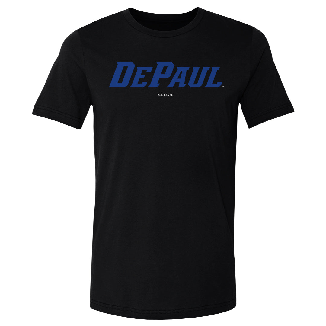 DePaul Blue Demons Wordmark Royal WHT