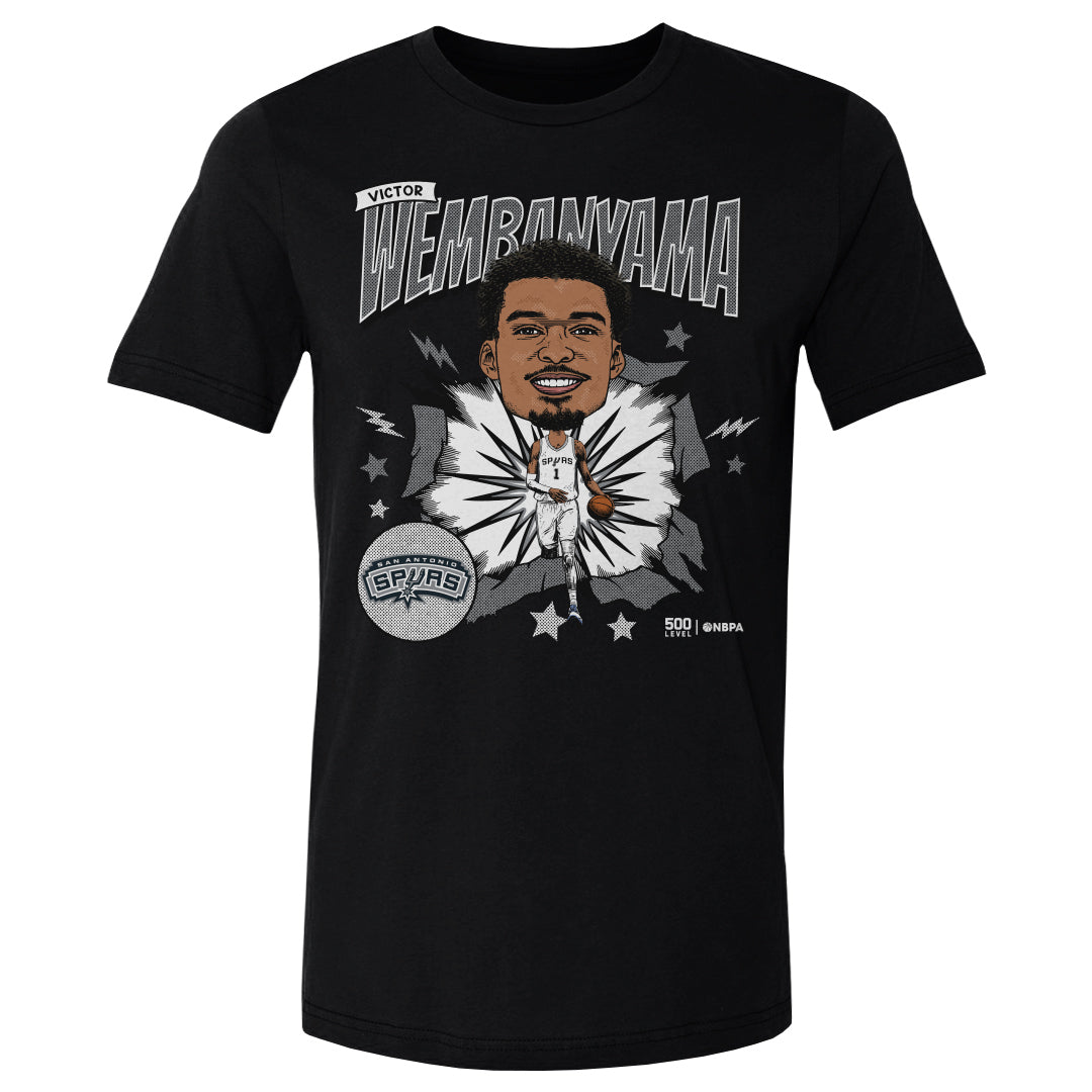 Victor Wembanyama San Antonio Spurs Caricature WHT