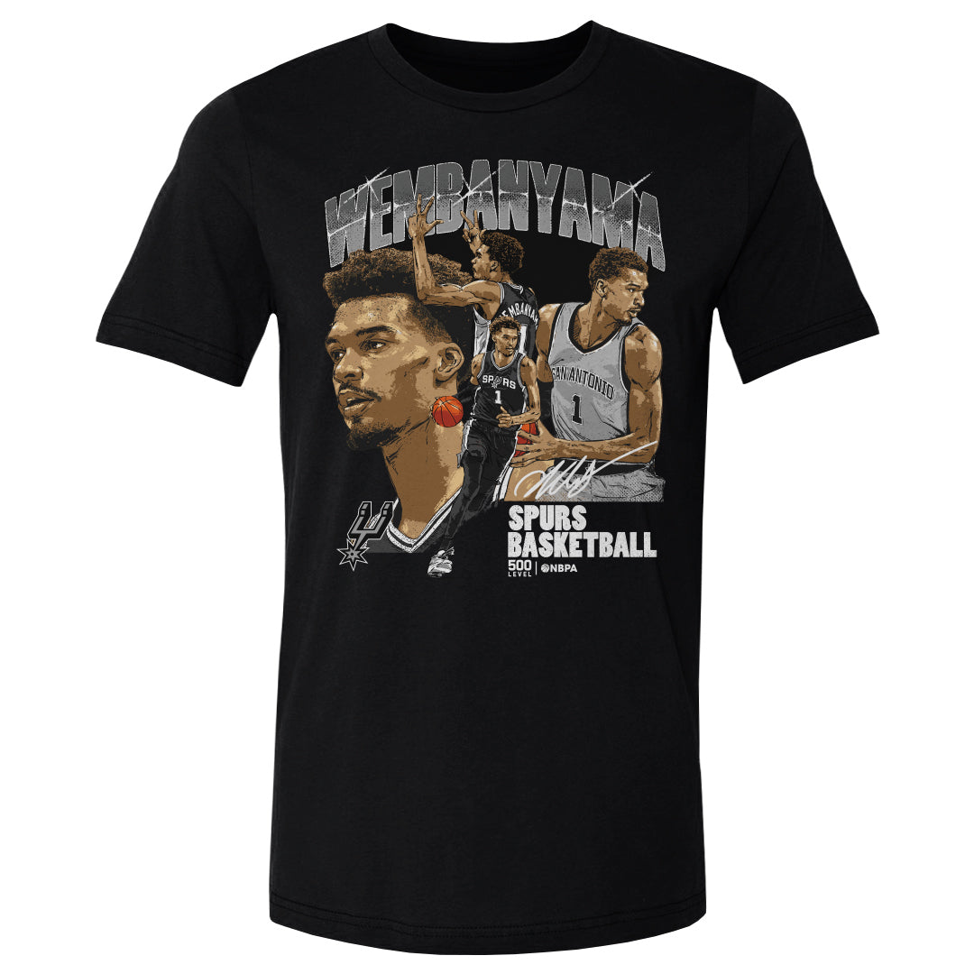 Victor Wembanyama San Antonio Spurs Collage WHT