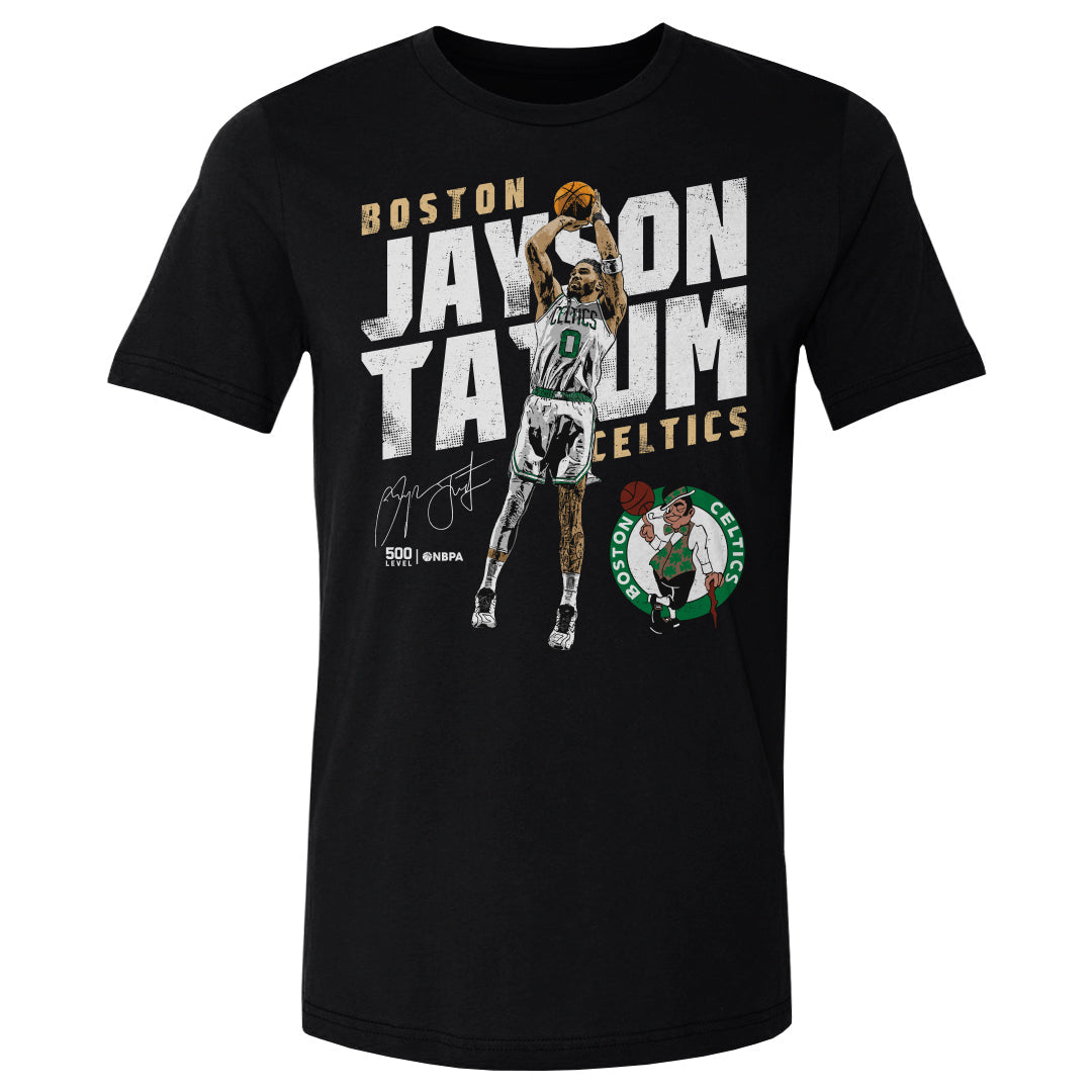 Jayson Tatum Boston Celtics Slant WHT
