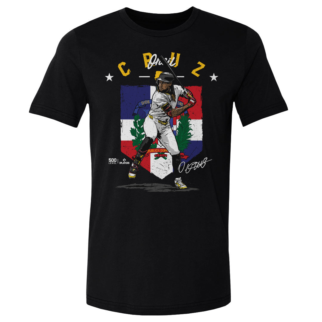 Oneil Cruz Pittsburgh Country Flag WHT