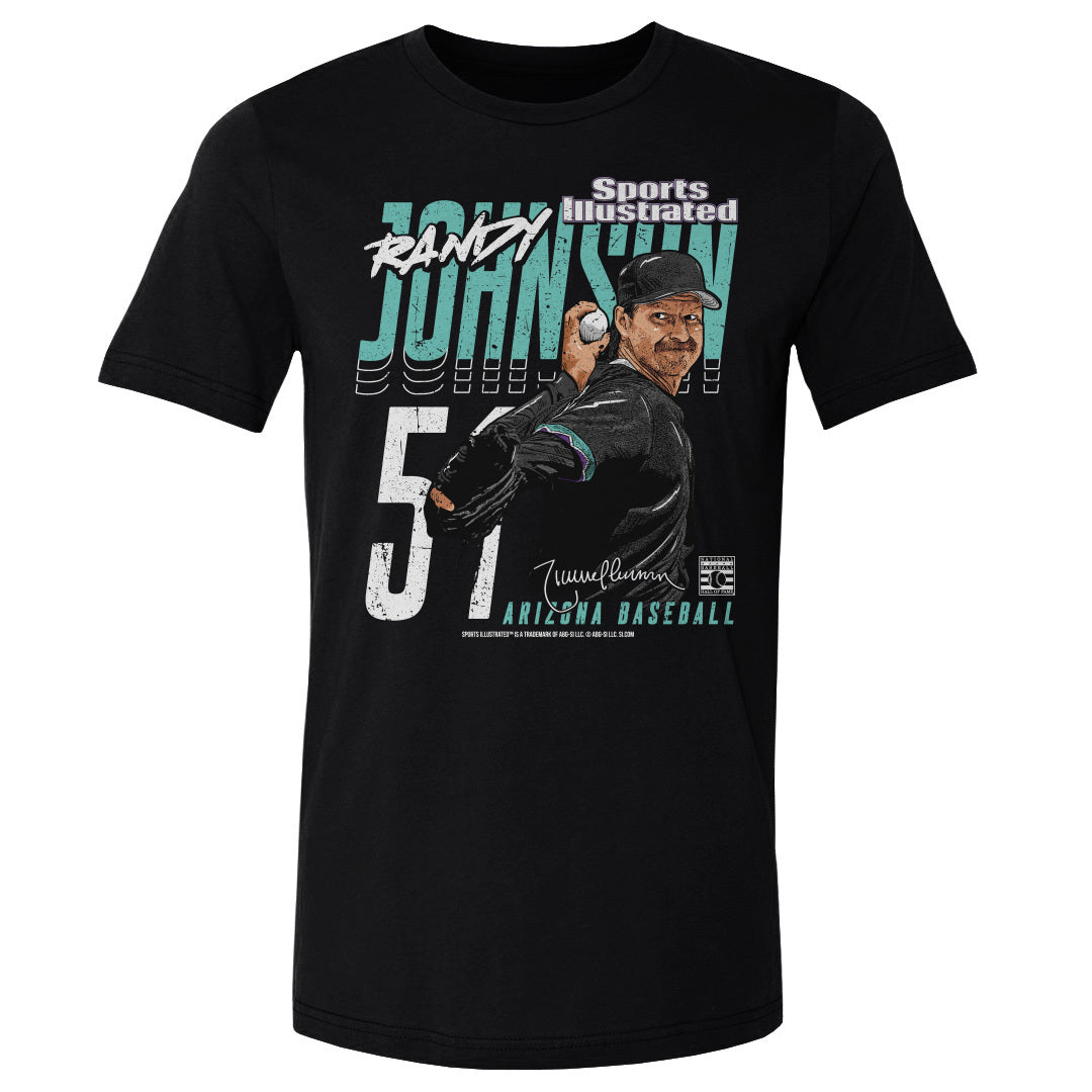 Randy Johnson Sports Illustrated & Arizona Player Name WHT