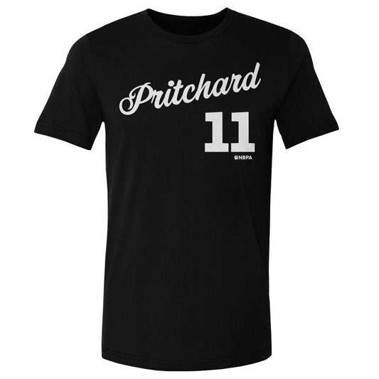 Payton Pritchard Boston Script WHT Mens T Shirt 500 Level Officially Licensed Fan Gear
