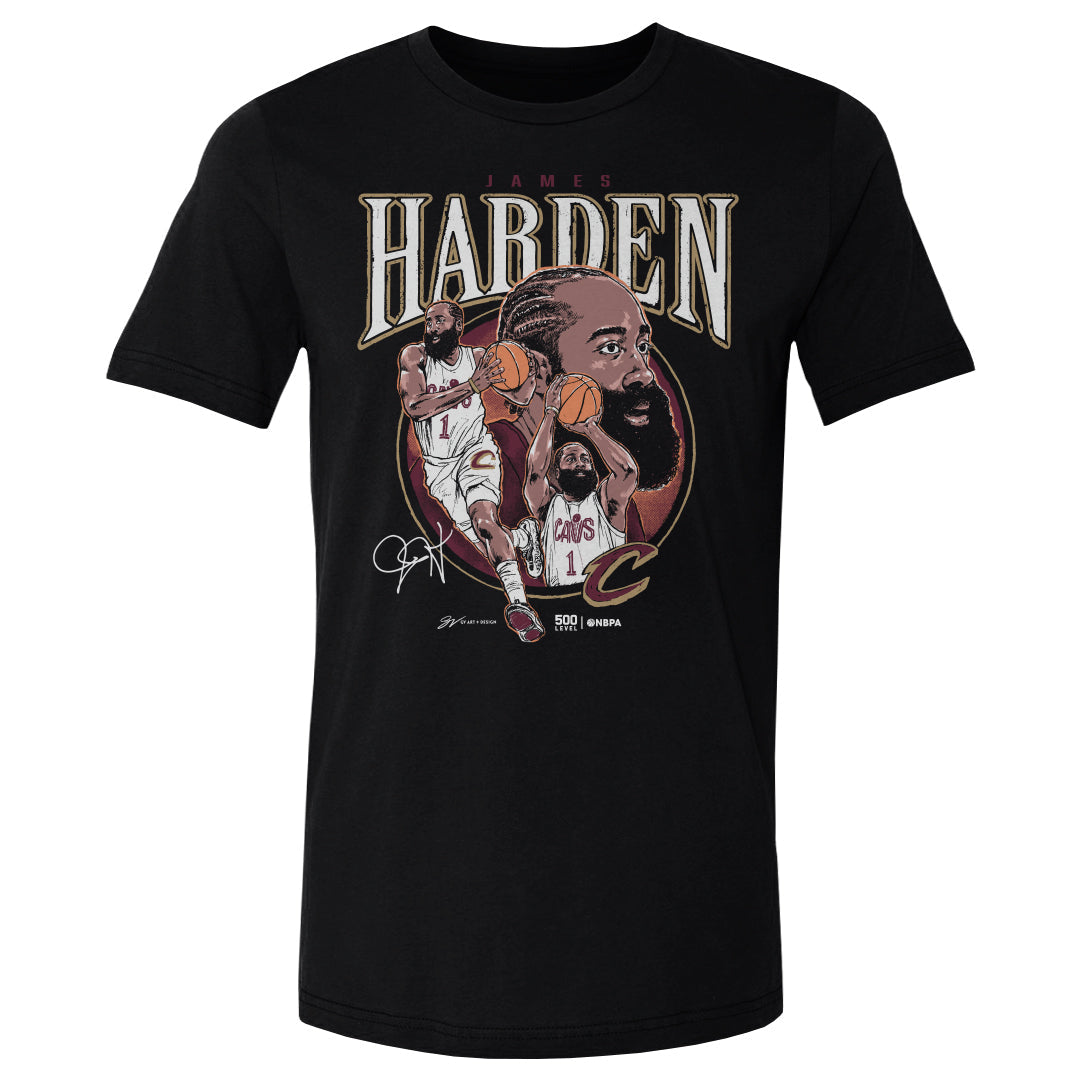 James Harden Cleveland Cavaliers Trio WHT