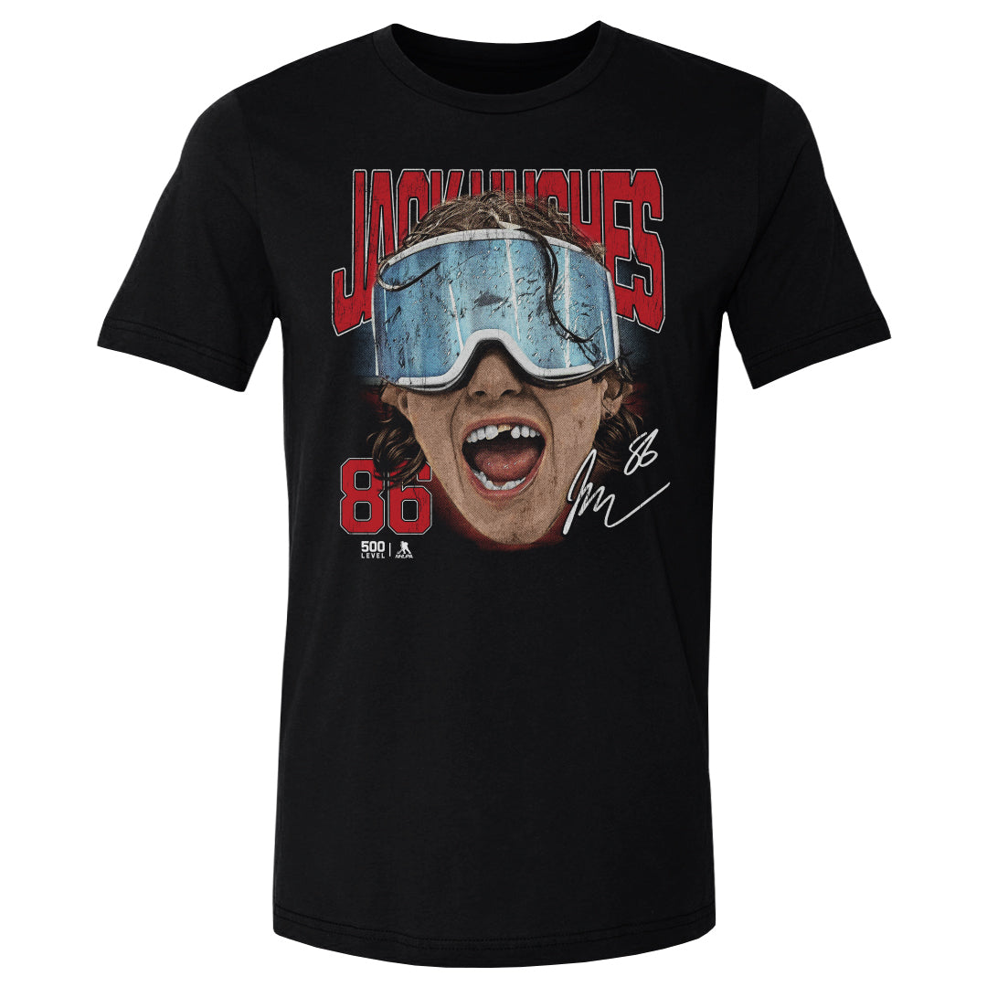 Jack Hughes New Jersey Goggles WHT