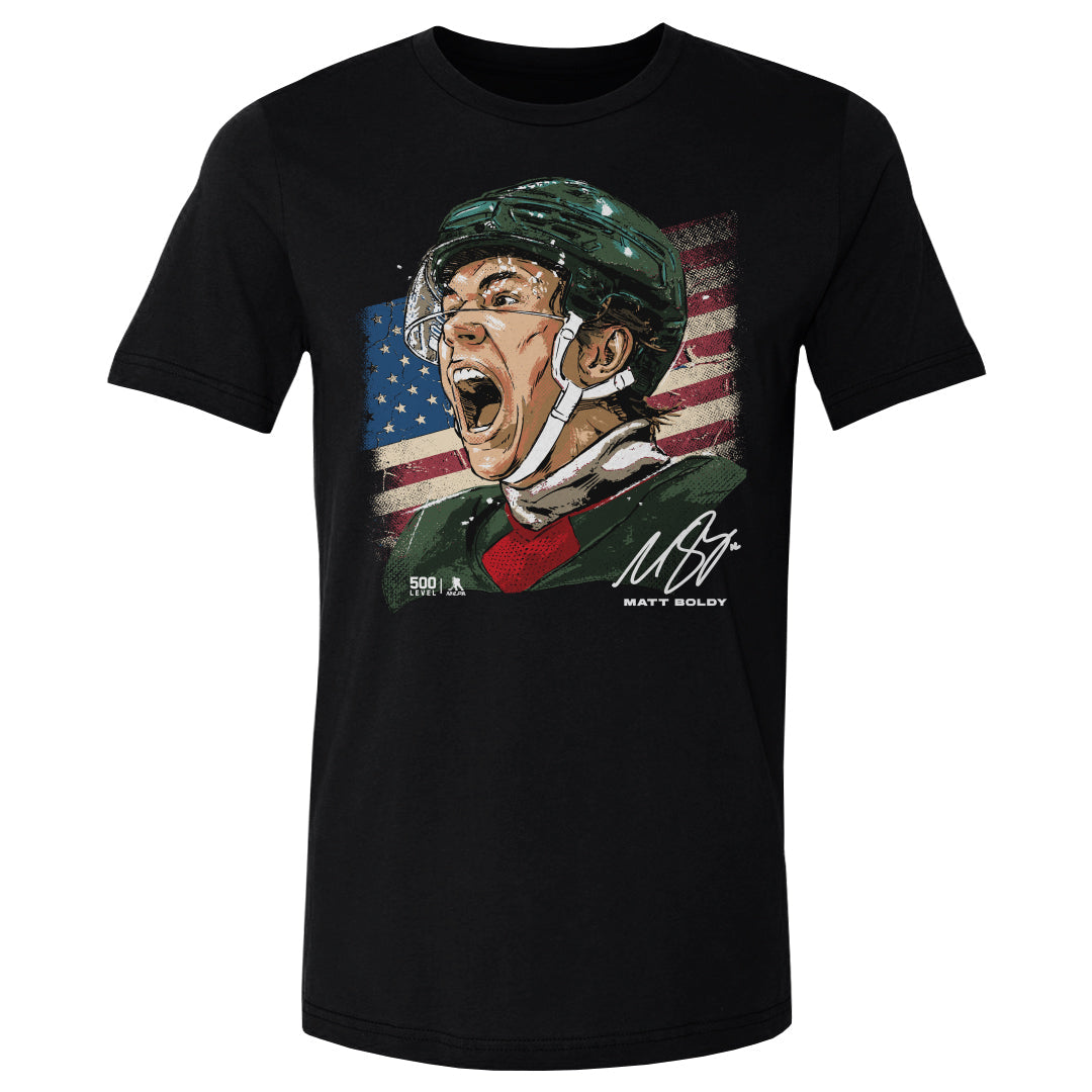 Matt Boldy Minnesota USA Portrait WHT