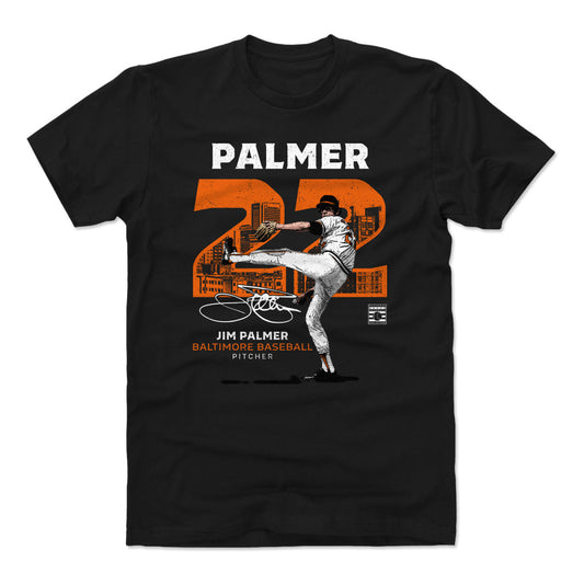 Jim Palmer Throwback WHT Mens T Shirt 500 Level Officially Licensed Fan Gear