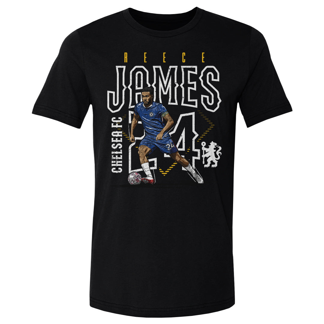 Reece James Chelsea FC Outline Number WHT