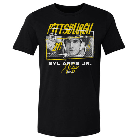 Syl Apps Jr. Pittsburgh Tones WHT Mens T Shirt 500 Level Officially Licensed Fan Gear