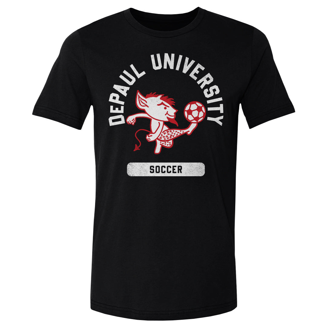DePaul Blue Demons Mascot Soccer WHT