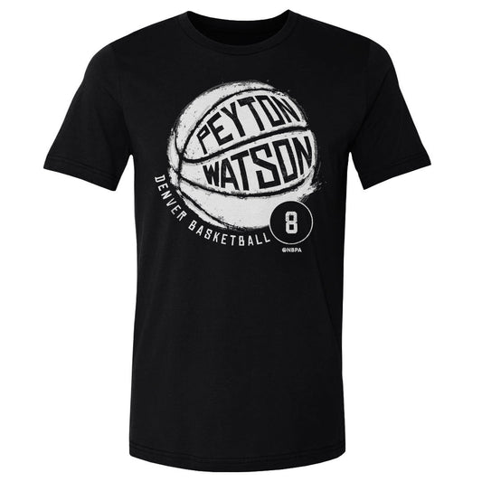 Peyton Watson Denver Basketball WHT Mens T Shirt 500 Level Officially Licensed Fan Gear