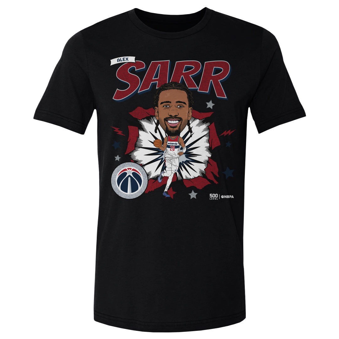 Alex Sarr Washington Wizards Caricature WHT